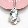 Anhänger Halsketten Natürliche Perlmutt Halskette Einfache Weiße Muschel Niedliches Muster Für Frauen Schmuck Geschenke