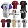 qq88 Arizona Ketel Marte Trikot David Peralta Diamondback Joe Mantiply Randy Johnson Druw Jones Paul Fry Luis Gonzalez Keuchel Josh Rojas Daulton Varsho Bumgarner