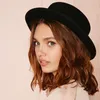 Stingy Brim Shats Brand Brand Boater Baater Top Hat для женской паутины Weeld Brim Fedora Hat Laday Prok Pie Chapeu de Feltro Bowler Gambler Top Hat 230603