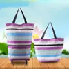 Shopping Bags Folding Bag Cart On Wheels Small Pull Women's Buy Vegetables Organizer Tug Package