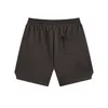 Shorts grande taille pour hommes vêtements d'été de style polaire avec plage hors de la rue pur coton nn1qc