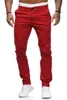 Pantalons pour hommes couleur pure pantalons décontractés coupe ajustée pour hommes Style européen et américain Long polyvalent 2023 pantalon 230603