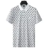 Мужская рубашка поло случайно Bos Alphabet Embroidery Business Top Polo рубашка мужчина с коротким рукавом негабаритный лацка