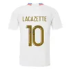 2023 24 TOLISSO CHERKI Maillots de football pour hommes Rose Training Wear Lacazette Boateng Kumbedi Caqueret Home Away 3ème Chemise de football Uniformes à manches courtes