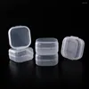 Jewelry Pouches ABS Storage Box Smooth 3.5cm Reusable Washable Bait Ear Stud Lure Fishing Tool Case Organizer With Lid