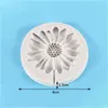 Baking Moulds Lollipop Silicone Mould DIY Chrysanthemum Shaped Chocolate Cheese Epoxy Cake Decorating Tools Kitchen Accessories