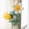 Pluche Poppen Tulp Bloem Gordijn Koord Kussen Lange Wrap Zonnebloem Speelgoed Grappige Kids Baby Bed Beschermende Bumpers Deurknop Cover Thuis decor 230603