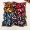 Halsdukar 2023 brittisk stil 65 Silk Wool Square Scarf Mother Yangqi Hundred med tjocka varma damer