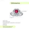 Zespół Princess Crown Pierścienie Micro Pave AAA Cubic Crikonia Zestaw Zestaw Kolorowy Kamień dla kobiet Wedding Piermager Regulowany biżuteria pierścieniowa