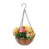 Fleurs décoratives berceau Pot de fleur ornements suspendus pot de fleurs panier maison jardinage artificiel plantes cour décor cintre extérieur