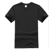 Nouveaux hommes Modal solide T-Shirt blanc blanc gris couleur pure t-shirts décontractés plaine pur coton col rond manches courtes Slim T-shirt 4XL