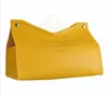 Leather Tissue Box Car Tissue Box Home Living Room Decoration Bedroom Kitchen Desktop Nordic Large Storage Box Napkin Holder