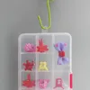 Sieraden Zakjes 15 Raster 5 Kleuren Plastic Verstelbare Container Opbergdoos Compartiment Kralen Oorbel Voor Rechthoek Case