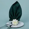 Decoratieve Bloemen Diverse Kleur Dahlia Servetringen Bruiloft Tafeldecoratie Gesimuleerde Touw Gespen Romantisch Restaurant Decor