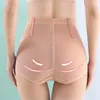 Kvinnors shapers Kvinnor postpartum hög midja formade med krokar mage kontroll bulfer trosor dubbel lager kompression underkläder föremål
