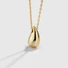 MICCI Wholesale Minimalist Non Tarnish Free Waterproof Jewelry Waterd Drop Pendant Fashion Women's gold plated jewelry Necklace