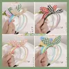 Hair Accessories Bow Tie Lovely Candy Color Lattice Small Fresh Face Wash Facial Hoop. Baby Ties Bows