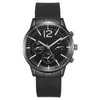 Montres-bracelets 2023 hommes mode minimaliste montres ronde Simple élégant montre-bracelet mécanismes montre à Quartz pour hommes goutte