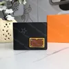 2023 mode kort plånbok designer mens bifold canvas plånböcker korthållare fickrangören luxurys handväska m60895