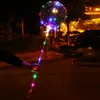 لوازم الحفلات الأخرى 10 حزم LED LED UP Bobo Balloons الديكور الداخلي أو في الهواء الطلق عيد ميلاد زفاف عيد الميلاد احتفالات عيد الميلاد 230603