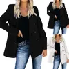 Women's Suits Mid Length Coats Women Warmest Lightweight Jacket Womens Casual Light Weight