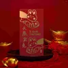 Rok owinięcia prezentów Red Koperna Tradycyjne koperty wiosenne festiwal festiwalowe wzory kreskówek wykwintne chińskie styl świąteczne dekoracje