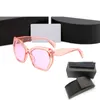 Wysokiej jakości okulary przeciwsłoneczne Womans Luksusowe męskie okulary słońca Ochrona UV Mężczyźni Designer Gradient METAL MATE MODA MODA Kobiety Occlakles z pudełkami SPR16R