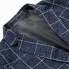 Men's Suits Cross Border Source Wholesale 2023 Autumn Small Suit Jacket Fashion Plaid Men's Top