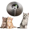 Toys Magic Organ Cat Scratching Board Toy com Bell Ball Cat Salbing Frame redonda redonda de gato dobrável Brinquedo de gato engraçado