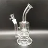 10 -calowy 26 cm mocny Bong UFO Filtr przezroczysty szklany szklany bongs rura wodna hakah 18 mm