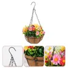 Fleurs décoratives berceau Pot de fleur ornements suspendus pot de fleurs panier maison jardinage artificiel plantes cour décor cintre extérieur