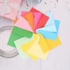 Hediye sargısı 10x10cm kare mini küçük renkli kağıt zarflar vintage düğün davetiyesi scrapbooking şeker çantası kırmızı pembe renk