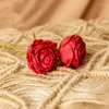 Decorative Flowers Fall Burnt Roses High Quality Artificial Decorations For Home Wedding Table Faux Garden Autumn Decoration