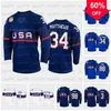 Maillot de hockey Mag C202 Team USA 2022 Auston Matthews Patrick Kane Seth Jones Jack Eichel Matthew Tkachuk Charlie McAvoy Johnny Gaudreau T.J.