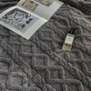 家の厚いベッドの毛布毛布毛布両面ラムカシミアフリース格子縞の毛布冬ウォームスローソファカバー生まれたラップキッズベッドスプレッド230603