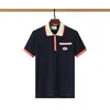 Summer T-shirts Polos Short Sleeve Print Letter Top Loose Polo Men Tees Causal Designer For Man Clothing Tops M-3XL-F2