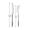 Dinnerware Sets Silver Cutlery Set 18/10 Stainless Steel High Quality Tableware Kitchen Dinner Utensils Reusable Home Flatware