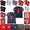 WSK Custom Ohio State Football Jersey College Teague III Victor Olave Hill Mack Harrison Wade Smith Haskins Jr. Weber Martell Campbell Jones