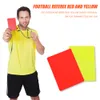 Balls 20-100pcs Soccer Referee Cards Red Card and Yellow Card Tool Football Referee Kit Outdoor Survival Equipment 230603