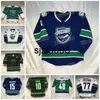 Sj98 Custom Utica Comets Hockey Jersey AHL Ryan Schmelzer Aarne Talvitie Nolan Foote Alexander Holtz A.J. Greer Fabien