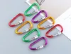 Cords Slings and Webbing 4 Size Aluminum Snap Carabiner D-Ring Key Chain Clip Keychain Hiking Camp Mountaineering Hook Climbing Accessories GYH 230603