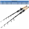 Båtfiskespöar 168 cm 185cm Ultra Light UL Power Telescopic Fishing Rod Spinning Rod Lure Vikt 1-5G Barn Börjare fångar Small Fish Pole 230603