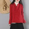 Vêtements ethniques 2023 mode Style chinois femmes Vintage hiver vestes décontracté matelassé Hanfu manteaux lâche dames hauts 31360