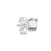 925 Silver Fit Pandora Earrings E Series Earrings Single Style Notes Versatile Temperament Fine Earrings Jewelry