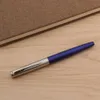 Brand Stainless steel blue Trim M Nib Fountain Pen Business Office School Supplies Writing pen