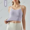 Lulus Original Label Sports Underwear Women's Yoga Clothing à prova de choque Anti-flacidez Sutiã Running Colete Fitness Top Z64I#