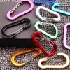 الأسلاك الرافعات والحزام 5pcs أدوات carabiner في الهواء الطلق على الظهر التخييم تسلق الطفرات الصيد ربط مفتاح القفل القفل مشبك المفاجئة 230603