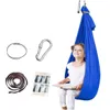 Videurs gonflables Playhouse Swings Hamac élastique pour l'autisme Colis élastique Sensory Child Therapy Steady Seat Swing Hamac Chairtoy Intérieur extérieur jouet 230603