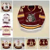 C2604 Mitness Chicago Wolves Hockey Jersey AHL Custom Custom Youth C.J. Smith Dominik Bokk Sheldon Rempal Tom Novak David Gust Jason