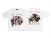 Gunflowers Band Loose Cotton High Street Fashion T-shirt à manches courtes FOG pour hommes et femmes